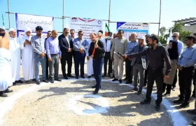 پیشرفت ۸۰ درصدی پروژه بزرگ آبشیرین‌کن بندرچارک