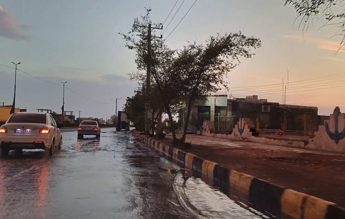بارش باران در شهرستان بندرلنگه